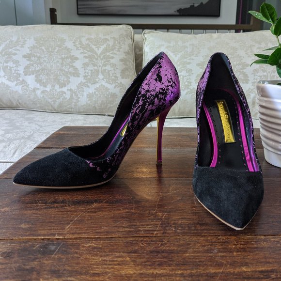 Rupert Sanderson Pointed-Toe Diva Pumps - Picture 3 of 12